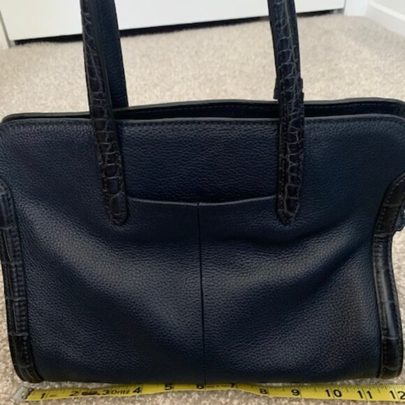 NWOT Brighton Raven Soft Satchel Pebbled Leather Crossbody Bag Heart Charm - Picture 5 of 16